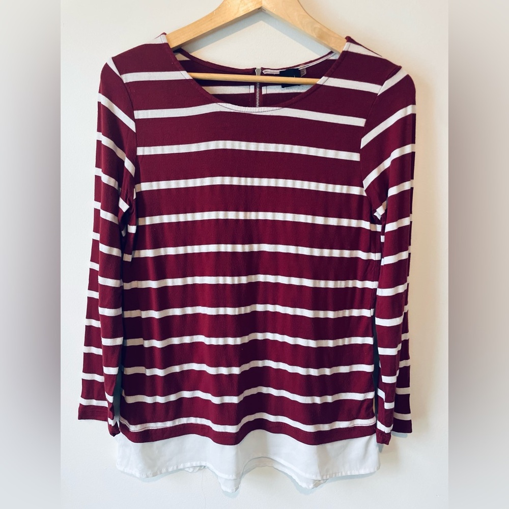 Haani-  Red stripe top- M
